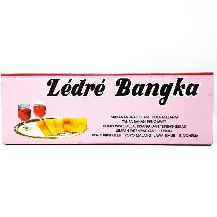 TERPERCAYA 35 LEDRE BANGKA ISI 5 PAK X 10 LEMBAR KRIPIK PISANG OPAK KHAS MALANG
