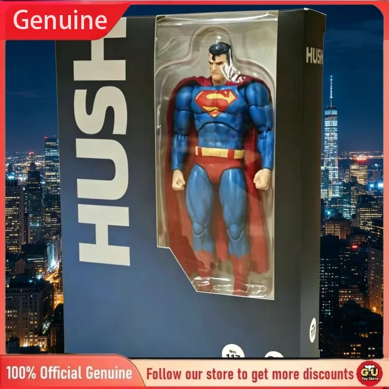16cm Ct Factory Superman Mafex 117 Comic Hush Dc Justice League Articulated Action Figure