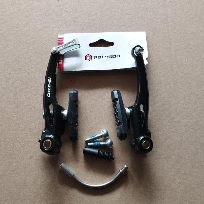 Caliper Rem Polygon Tektro Alloy Vbrake V Brake Set Kaliper Sepeda Mtb Lipat Bmx