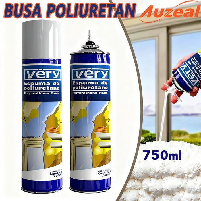 Polyurethane Foam PU Foam Spray 750ml PU Busa Foam Sealant Polyurethane Foam Anti Air Cocok