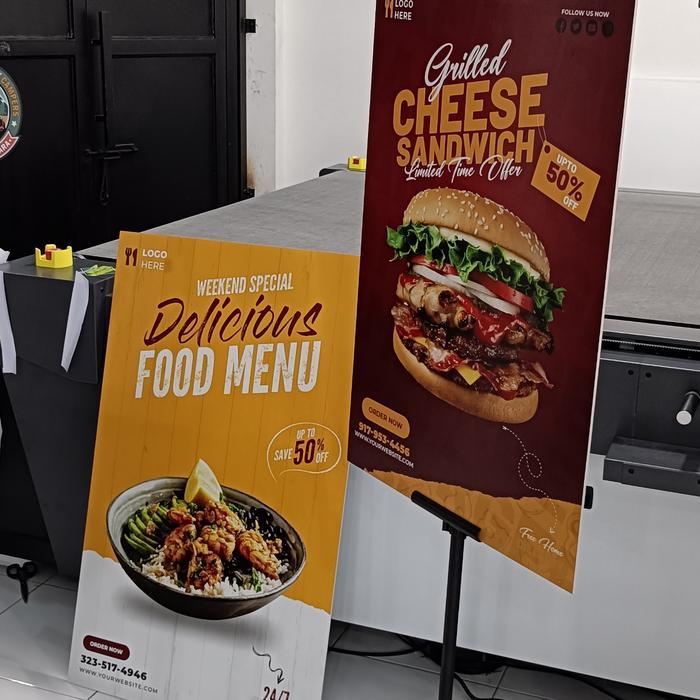 Jasa Print & Die Cut Foam Board Meteran Tinta Uv Gell Untuk Tripod Banner, Poster, Wall Decor, Dll