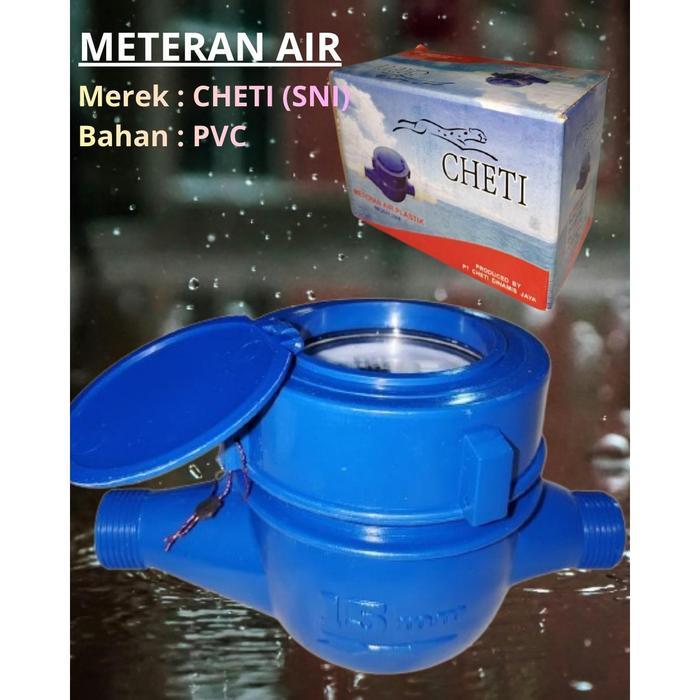 Meteran Air Pvc Sni 1/2 Inch / Meteran Pam Pdam 1/2 Flow Meter