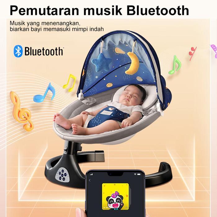 TERLARIS Ayunan bayi/kursi ayunan bayi/Bouncer bayi/Ayunan bayi otomatis murah/Ayunan bayi duduk 0