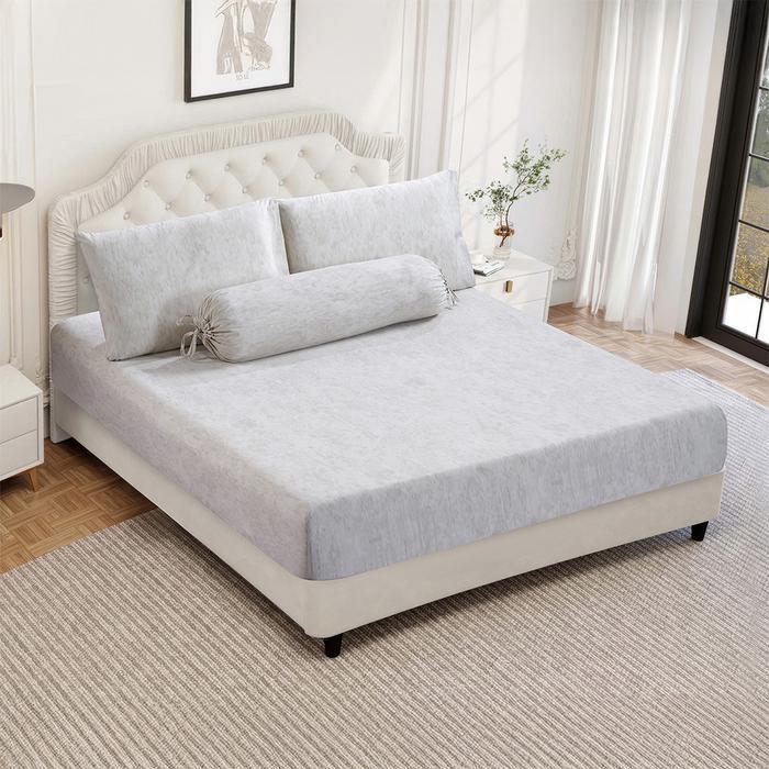 SIAPKIRIM Informa Set Seprai Katun Lyocell Denjiro King Queen Single 180X200 160X200 120X200 Sprei