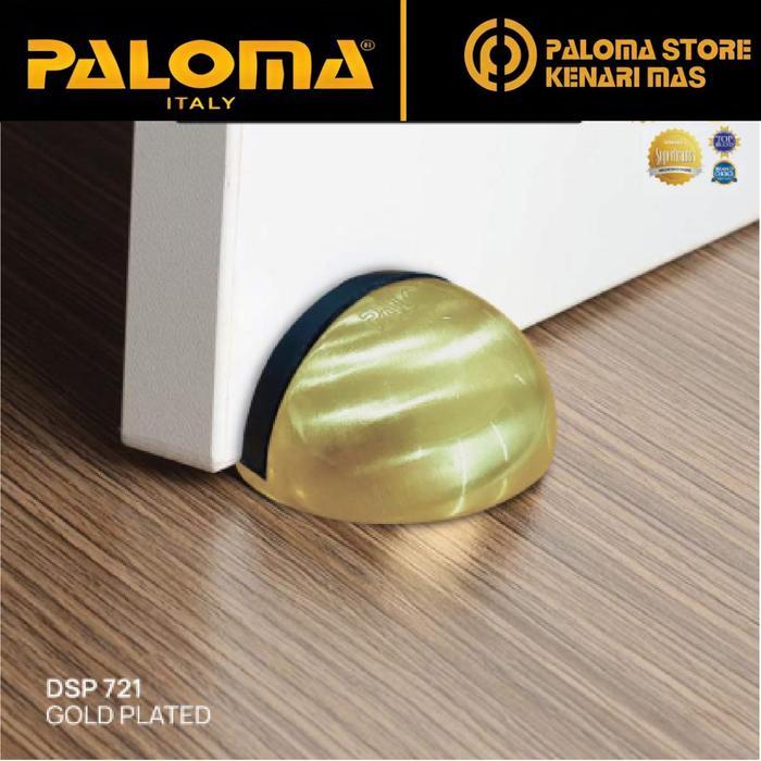 PALOMA DSP 721 722 723 724 725 Penahan Pintu Lantai Keong Stopper Floor Satin Nickel Emas Gold