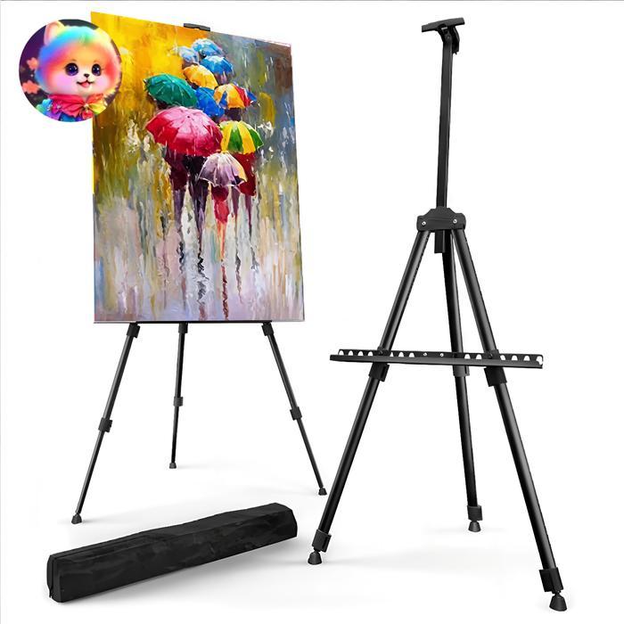 Premium Stand Lukis Standar Holder Papan Kanvas Lukisan Easel Melukis Standing Original