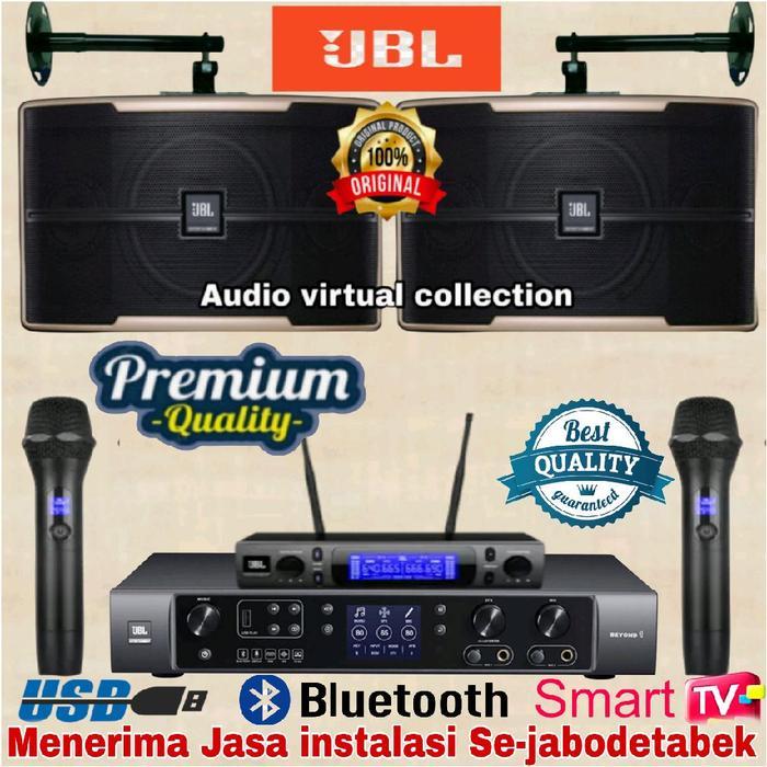Paket karaoke speaker JBL 10inch ( full set III ) Original - tanpa instalasi