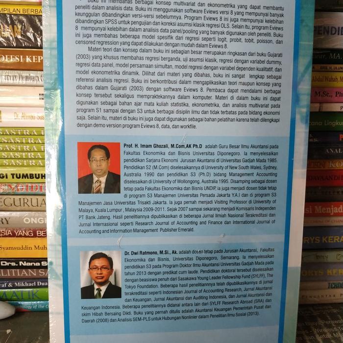 Promo Buku Analisis Multivariat Dan Ekonometrika Dg Eviews 10 Terlaris