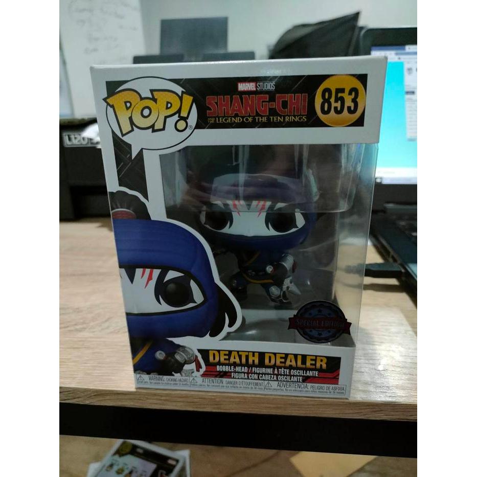 HOT SALE FUNKO POP SHANG-CHI 2021 - DEATH DEALER EXCLUSIVE BOX DAMAGE #853 TERMURAH