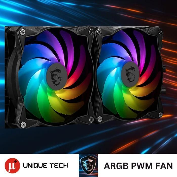JUAL ARGB APA1225H12 FAN PWM 4 PIN RPM MSI FOR SILVERSTONE PF120 PF240 P360
