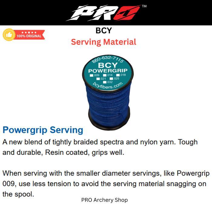 BCY BAHAN SERVING STRING BUSUR TALI SERVING MATERIAL BCY HALO POWERGRIP 3D 62XS 2X 008 SPECTRA -