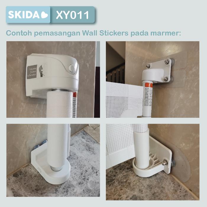 Wall Stickers For Xy011 Skida Retractable Safety Gate Perekat Dinding