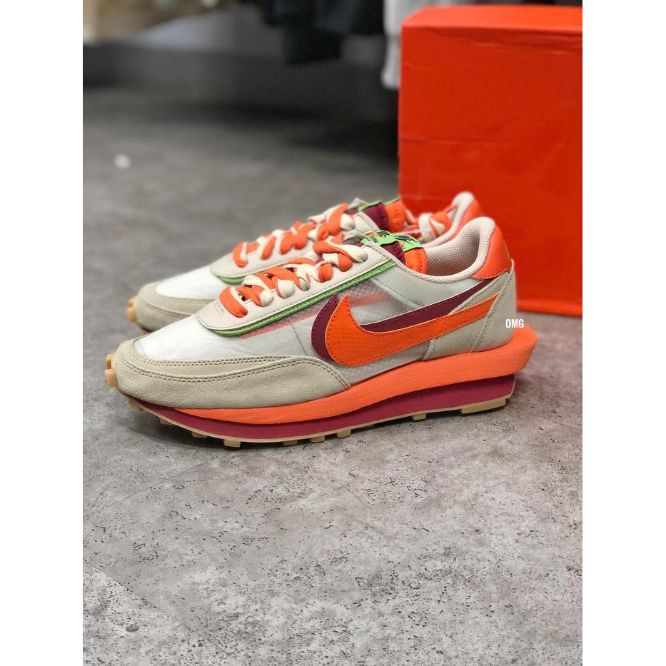 Khusus Gosend Sacai X Nike Waffle Ld X Clot