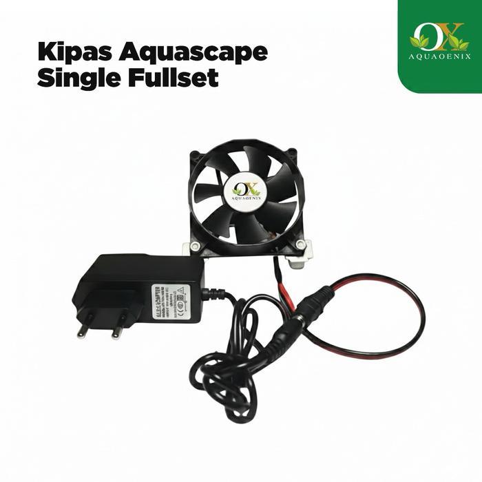 Kipas aquarium aquascape single fullset lengkap