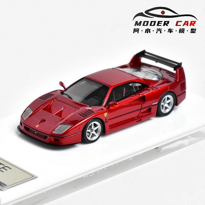 HOT SALE DMH 1:64 F40 GTE RESIN DIECAST MODEL CAR TERMURAH