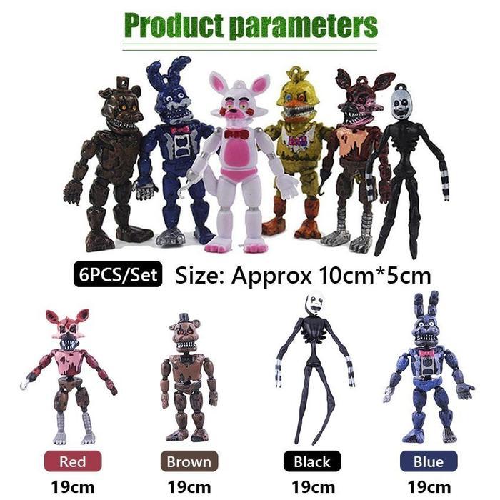 action figure fnaf freddy five night topper cake