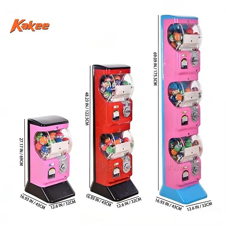 Coin Token Operated Capsule Toy Vending Machine Factory Tomy Gacha Gachapon Machine Gashaponed