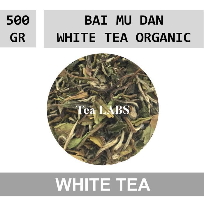 (PROMO) WHITE TEA BAI MU DAN ORGANIK / TEH PUTIH PREMIUM KILOAN 500 GRAM