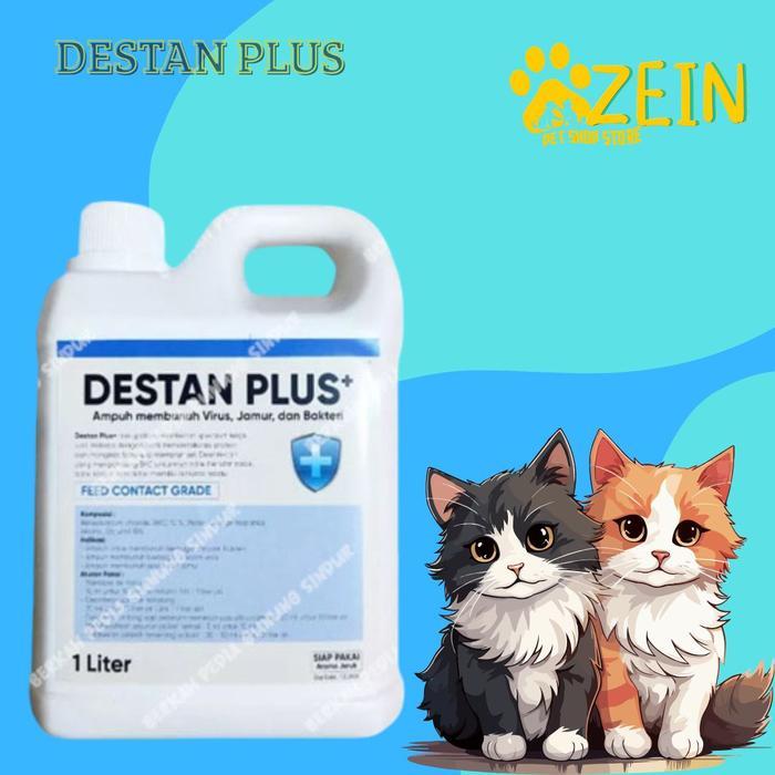 DESTAN PLUS - DESINFEKTAN KANDANG 1 LITER - DESTAN PLUS 1 L - DESINFEKTAN BKC 10% - DESINFEKTAN BKC