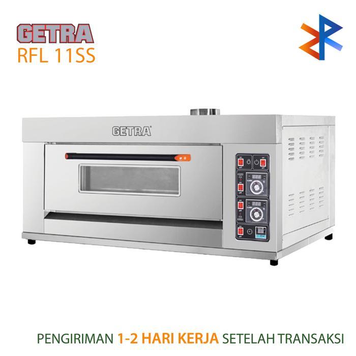 Gas Baking Oven GETRA RFL 11 SS / RFL11SS 1 Pan Pemanggang Roti Bakery