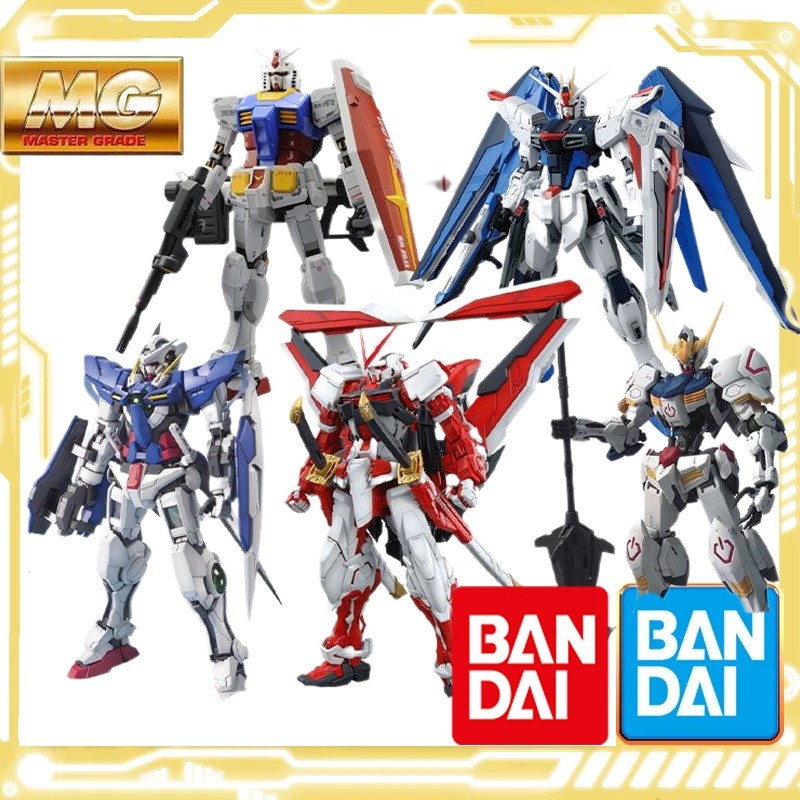 Original Bandai MG 1/100 Gundam Barbatos Lupus RX-78 Wing Destiny Wing Gundam Zero Action Figure