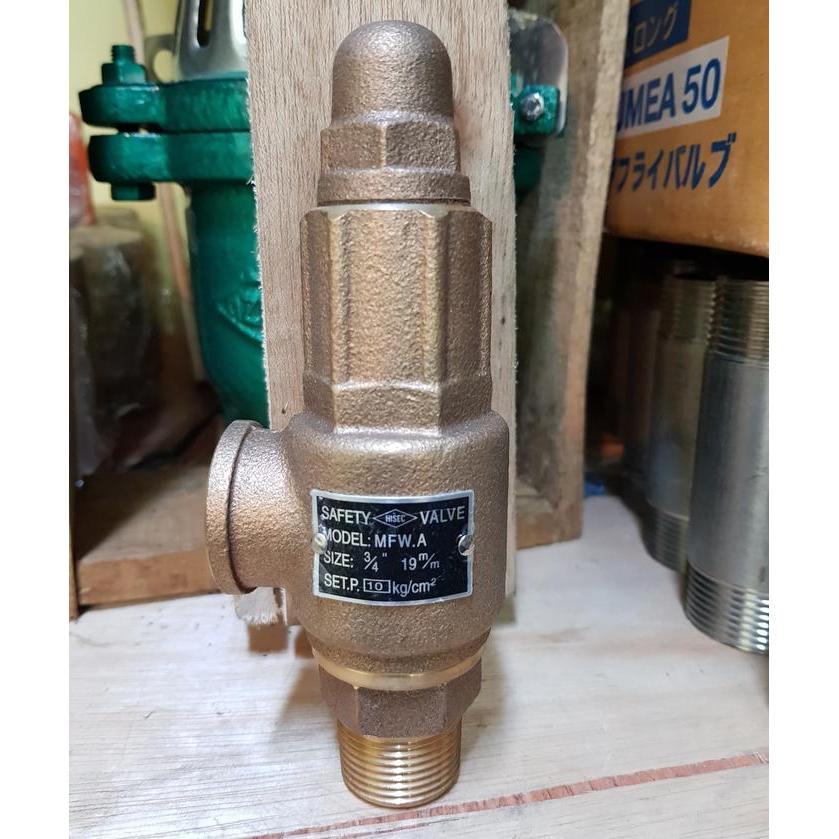 Hisec Safety Valve 2 Inch Kuningan 10 Kg / Cm2 - Taiwan