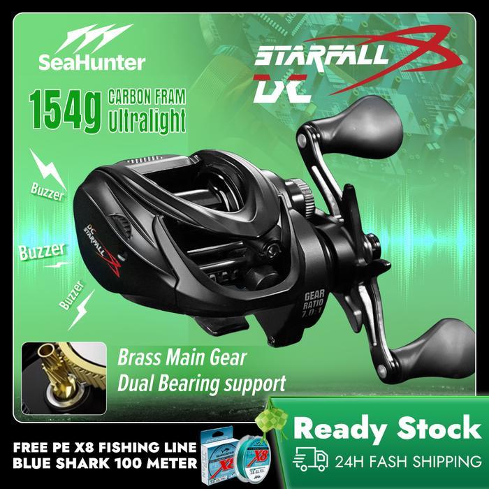 Seahunter Starfall Dc Reel Bc Buzzer Digital Control System Baitcasting Reel Pancing Dengan Rasio
