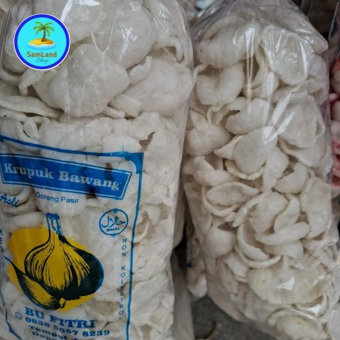 BOOM SALE Kerupuk Upil BESAR Rasa BAWANG Asli Kota Kediri Krupuk Putih Goreng Pasir