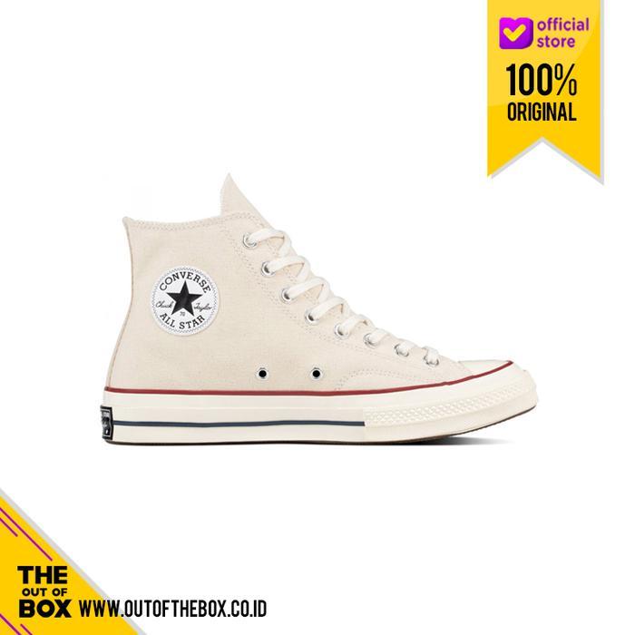 Chuck Taylor Sepatu Chuck Taylor 70 s HI Parchment Egret 162053C - US 4,5 / 37 Taylor 70 s HI Parchm