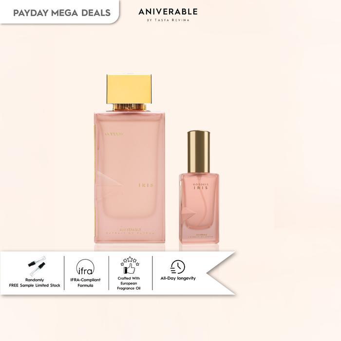 TERLARIS ANIVERABLE - PRODUCT BUNDLE IRIS 7ml + IRIS 75ml Extrait De Parfum By Tasya Revina