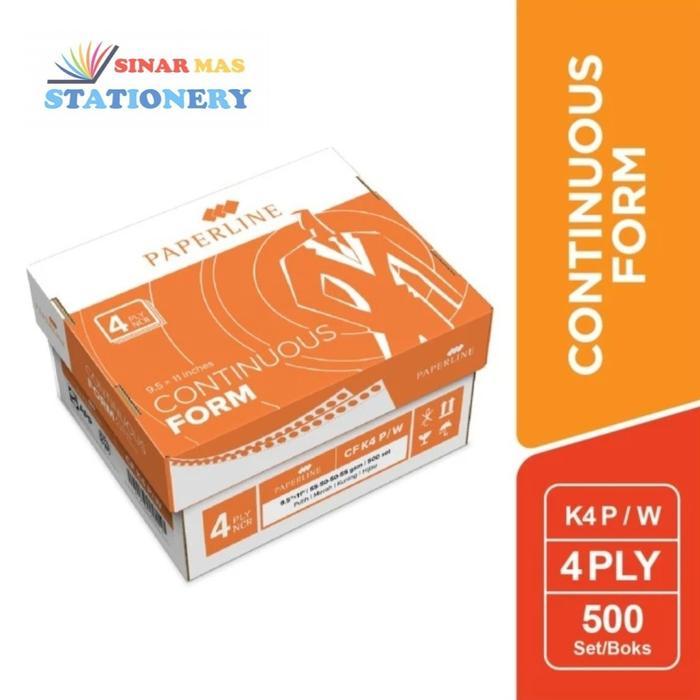 Continuous Form K4 Warna Paperline / Kertas Continous Form K4 Play Warna Paperline