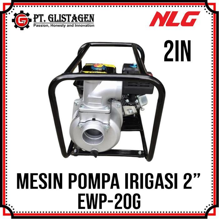 TERMURAH NLG EWP-20G Mesin Pompa Air Irigasi Sawah Alkon 2" Inch Water Pump NLG EWP 20