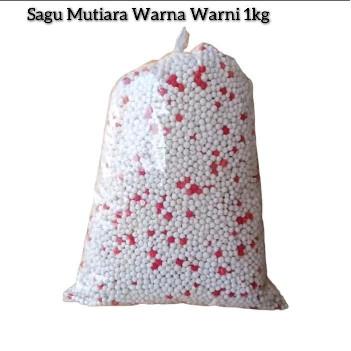 sagu mutiara warna warni 1kg sagu mutiara / mutiara sagu murah!!! ORIGINAL