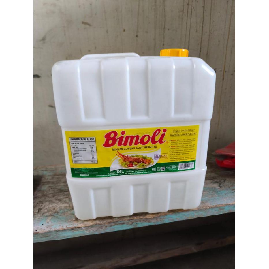 Jerigen Kosong Minyak Goreng Bekas 18 liter Kondisi Bagus Bersih Putih Oil