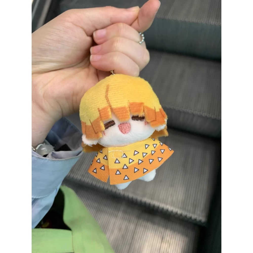 Demon Slayer 7cm Plush Doll Keychains Muichiro Tokito Sanemi Shinazugawa Kyojuro Rengoku Zenitsu