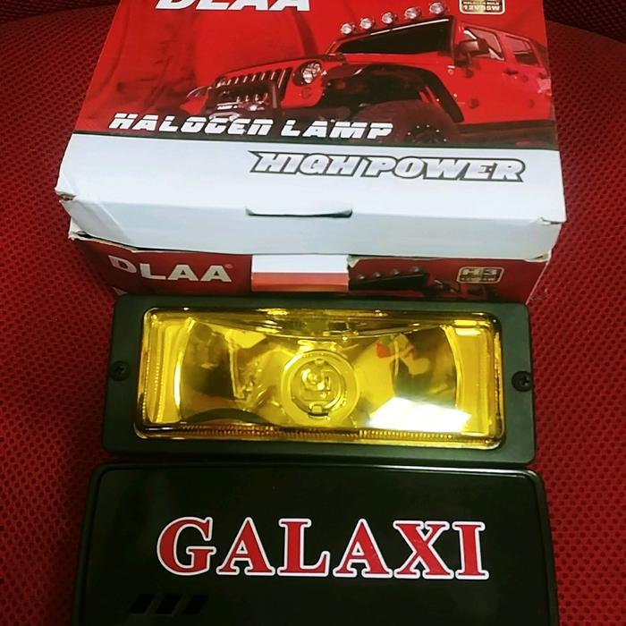 Foglamp Kotak Persegi Galaxy Warna Kuning Dlaa
