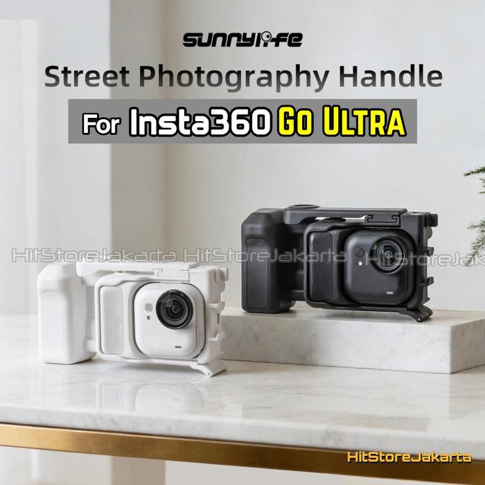 Sunnylife Hand Grip for Insta360 Go Ultra Street Photography Grip Handle Grip Protective Frame