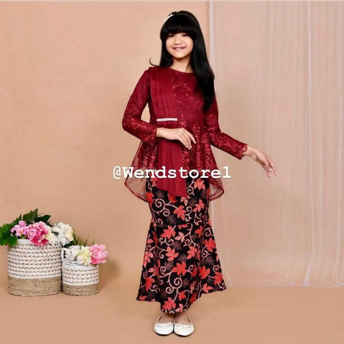 Tawana - Setelan Anak Rnf Kebaya Pesta Anak L Kebaya Modern Kebaya Cantik Kebaya Pinguin Brukat Anak