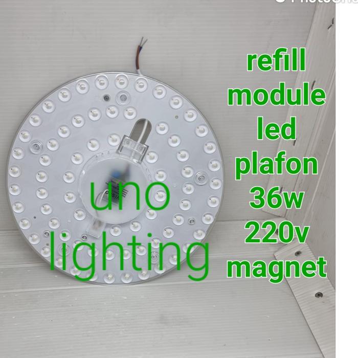 refill led plafon 36 watt 36w module tl ring ceiling bulat 36watt 36 w
