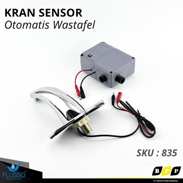 NEW Kran Air Wastafel Sensor Otomatis Keran Sink Flusso KWT