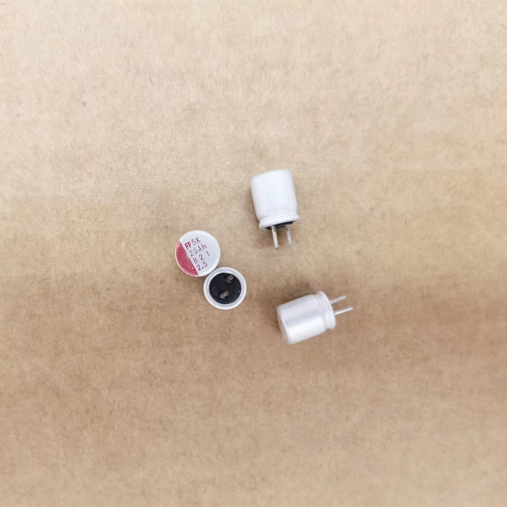 Original New 100% solid-state capacitor FP5K 2.5V820UF 821UF2.5V 6X8MM (Inductor)