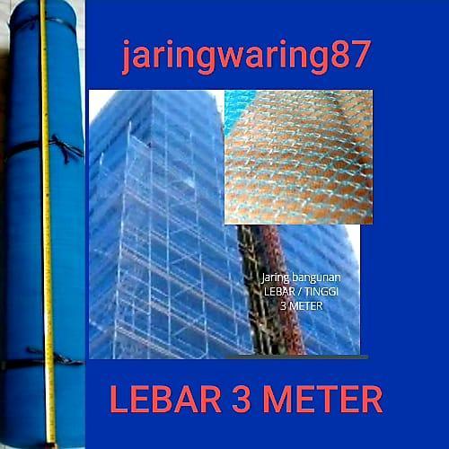 Jaring Proyek Polynet Bangunan Waring Biru P.100M X L.3M Terlaris