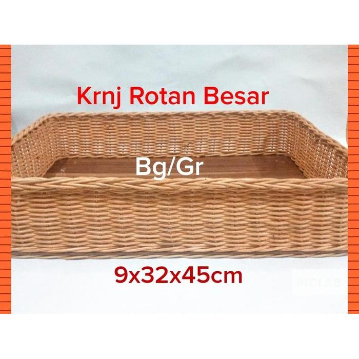 Keranjang / Parcel Rotan Besar Warna