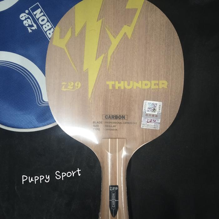 Bed Kayu Blade Pingpong 729 Thunder CARBON