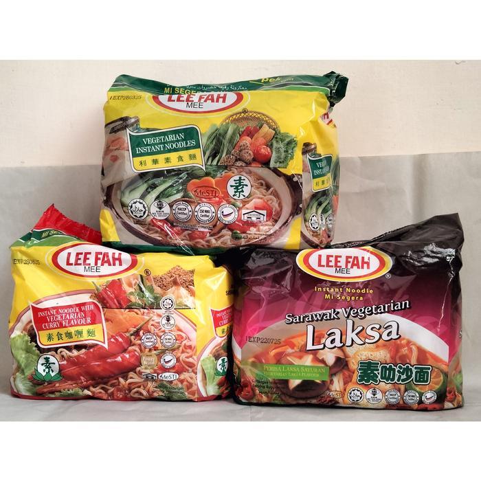 Lee Fah Mee / Mie Vegetarian / Mie Instan Malaysia / Mi Vegetarian Terlaris