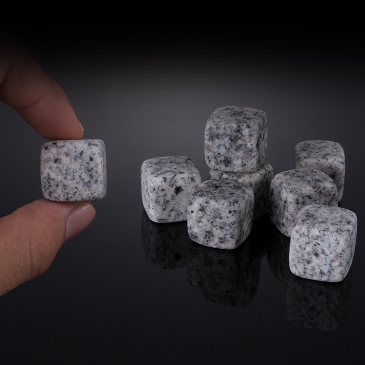 6pcs Whiskey Stones Sipping Ice Cube Cooler Reusable Whisky Ice Stone Whisky Natural Rocks Bar Wine