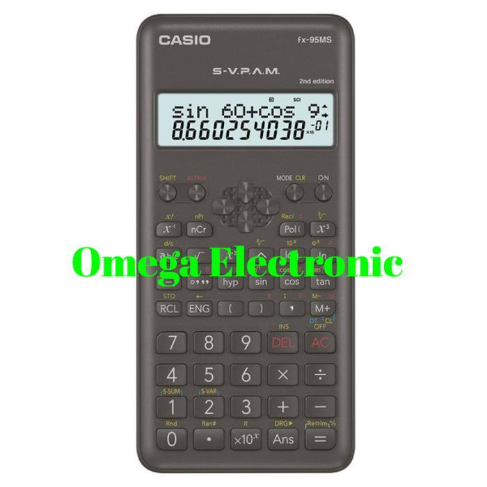 Bisa Gosend Casio Fx-95Ms - Scientific Kalkulator Sekolah Calculator Fx 95 Ms