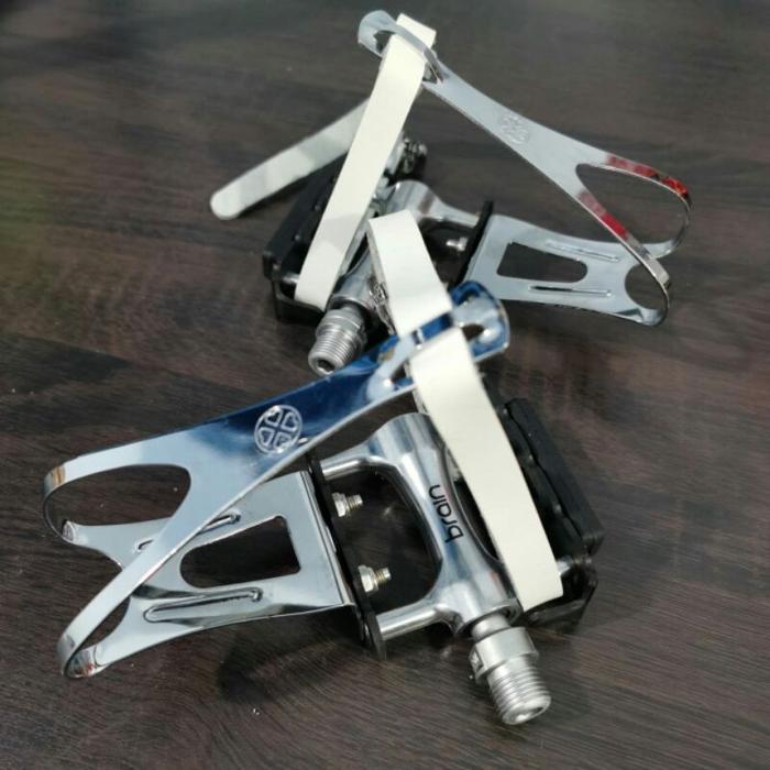 TERMURAH buruan order Pedal Toeclip Brain Sepeda Fixie Fixed Gear MTB Lipat VP READY STOCK