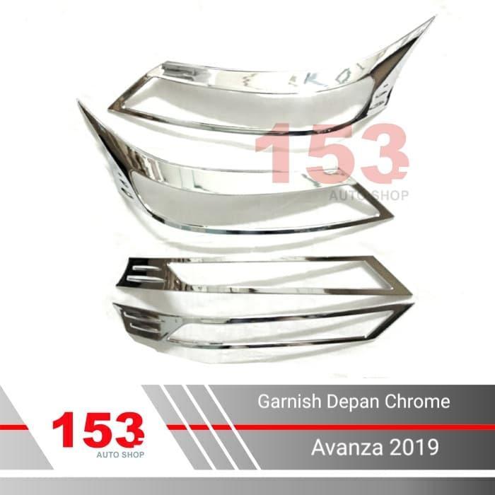 Garnish Depan Chrome Avanza 2019