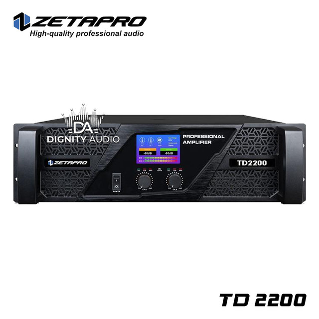 Power Amplifier ZETAPRO TD2200 | TD 2200 | TD-2200 Original